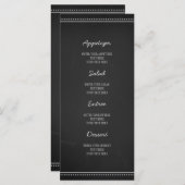 Hochzeitsmenü Menükarte (Vorne/Hinten)