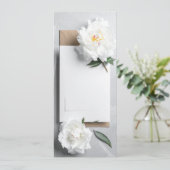 Hochzeitsmenü Menükarte (Stehend Vorderseite)