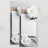 Hochzeitsmenü Menükarte (Vorne/Hinten)