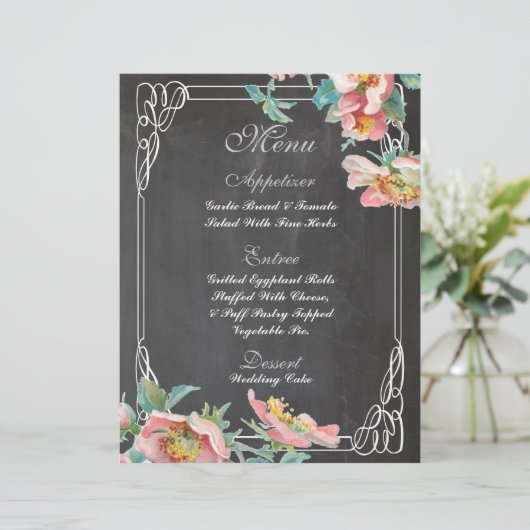 Hochzeitsmenü mit Blumenkohl (Stehend Vorderseite)