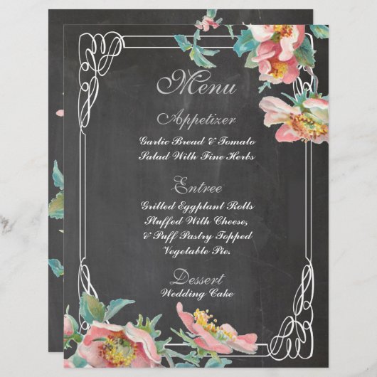 Hochzeitsmenü mit Blumenkohl (Vorne/Hinten)