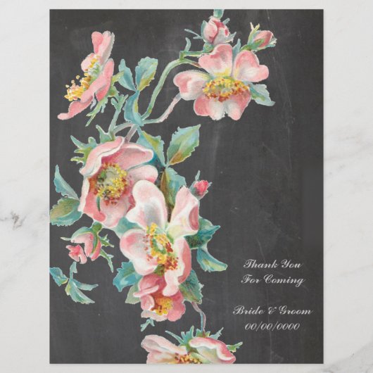 Hochzeitsmenü mit Blumenkohl (Rückseite)