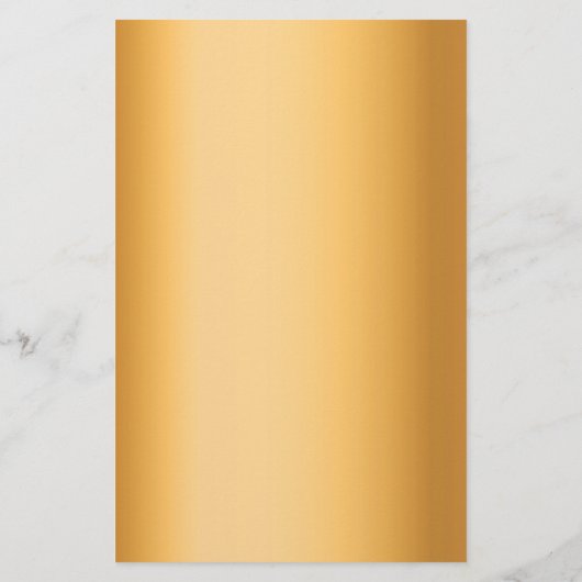 Hochzeitsmenü mit vergoldetem metallischem Glitzer (Rückseite)