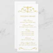 Hochzeitsmenü Set Menükarte (Vorne/Hinten)