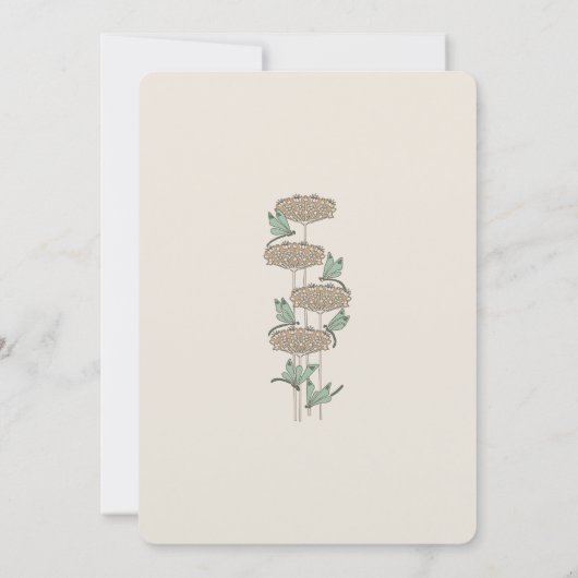 Hochzeitsmenü Viktorianisch Dreams Dragonflies Einladung (Rückseite)