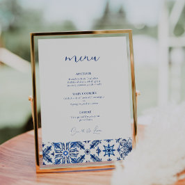Hochzeitsmenü von Blauem Mittelmeer