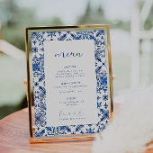 Hochzeitsmenü von Blauem Mittelmeer