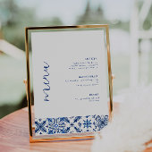 Hochzeitsmenü von Blauem Mittelmeer