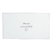 Hochzeitsmitglied Herr Right Mrs. Always Right Nam Kissenbezug (Rückseite-Rechts)