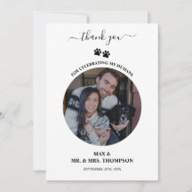 Hochzeitsmoderne Fotopaar Haustier Hund Meine Mens