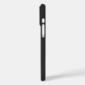 Hochzeitsmonogramm-Design mit Namen und Datum Case-Mate iPhone Hülle (Rückseite / Links)