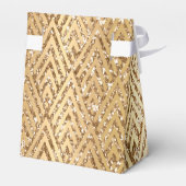 Hochzeitsmonogramm-Imitate - Goldfavorisierungsbox Geschenkschachtel (Rückseite)