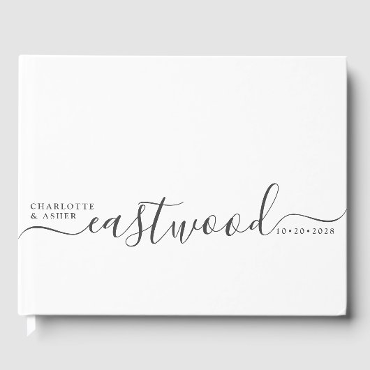 Hochzeitsmonographie Gästebuch (Vorderseite)