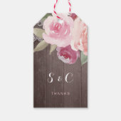 Hochzeitsmonographie Geschenkanhänger (Vorderseite)