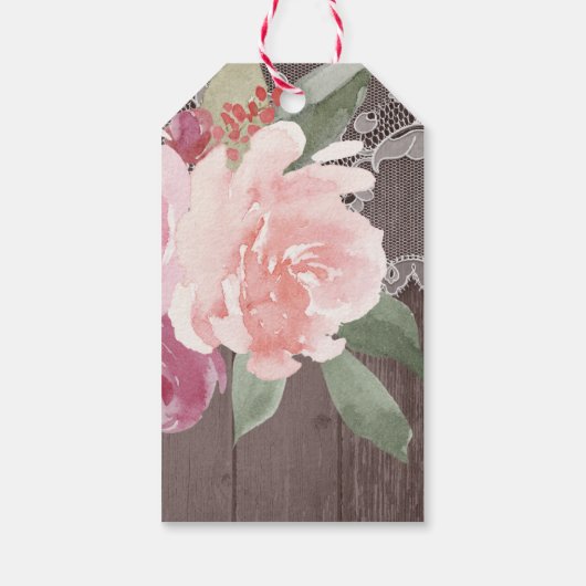 Hochzeitsmonographie Geschenkanhänger (Rückseite)