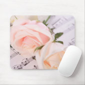 Hochzeitsmusik Light Pink Rose Mousepad (Mit Mouse)