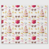 Hochzeitsmuster Geschenkpapier (Flach)