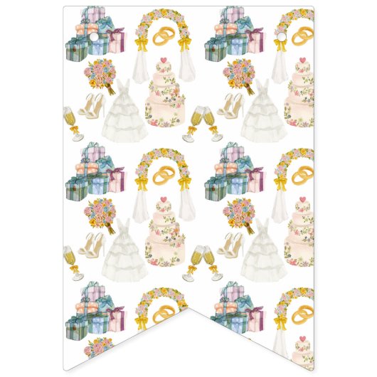 Hochzeitsmuster - wimpelkette (Zweite Fahne)