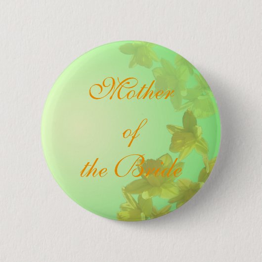 Hochzeitsmutter der Braut Knopf, Button (Vorderseite)