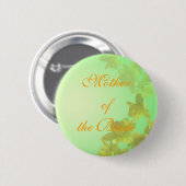 Hochzeitsmutter der Braut Knopf, Button (Vorne & Hinten)