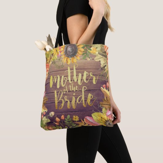 Hochzeitsmutter der Bride Autumn Maple Pumpkins Tasche (Von Nahem)