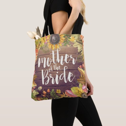 Hochzeitsmutter der Bride Autumn Maple Pumpkins Tasche (Von Nahem)