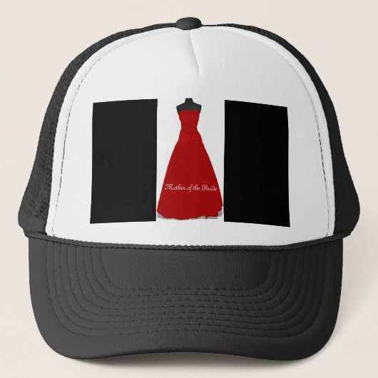 Hochzeitsmutter der Bride Hat Cap Truckerkappe (Vorderseite)
