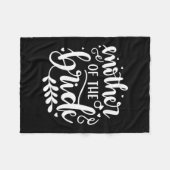 Hochzeitsmutter Fleecedecke (Vorderseite (Horizontal))