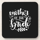 Hochzeitsmutter Getränkeuntersetzer (Vorderseite)