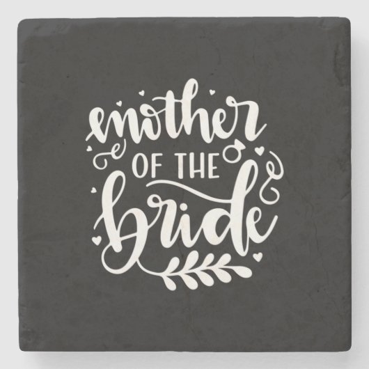 Hochzeitsmutter Steinuntersetzer (Vorderseite)