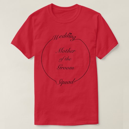 Hochzeitsmutter T-Shirt (Design vorne)