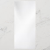 Hochzeitsnacht Blaues Goldenes Blütensilber Menükarte (Rückseite)