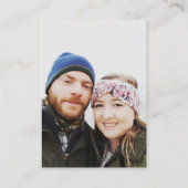 Hochzeitsnacht Blue UAWG Online QR Code Foto Begleitkarte (Rückseite)