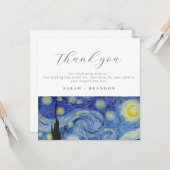 Hochzeitsnacht dank Karte (Vorderseite/Rückseite Beispiel)