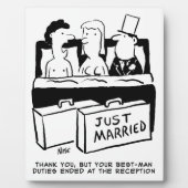 Hochzeitsnacht für Braut und Groom Fotoplatte (Vorderseite)