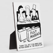 Hochzeitsnacht für Braut und Groom Fotoplatte (Seite)