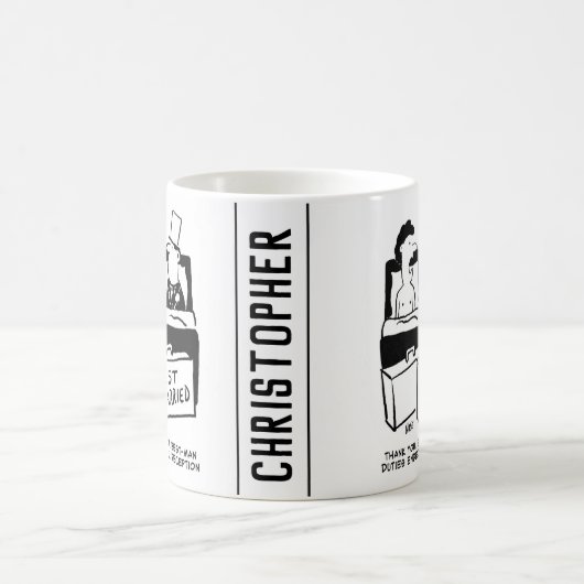 Hochzeitsnacht für Braut und Groom Kaffeetasse (Mittel)