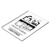 Hochzeitsnacht für Braut und Groom Notizblock (Linke Seite)