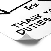 Hochzeitsnacht für Braut und Groom Poster (Ecke)