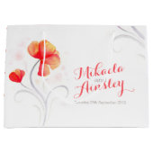 Hochzeitsnacht Orangenpaare Namenstasche Große Geschenktüte (Vorderseite)