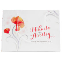 Hochzeitsnacht Orangenpaare Namenstasche