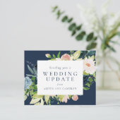 Hochzeitsnacht Postkarte (Stehend Vorderseite)