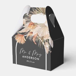 Hochzeitsnacht von elegantem, naturbelassenem Pamp Geschenkschachtel