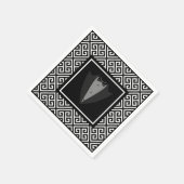 Hochzeitsnacken Serviette (Ecke)