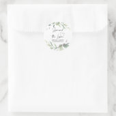 Hochzeitsnadel Gefallen Verbreiten der Liebe Jam E Runder Aufkleber (Tasche)