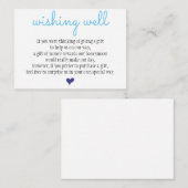 Hochzeitsnahrung Begleitkarte (Vorne/Hinten)