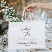 Hochzeitsnahrung für die Gäste Große Geschenktüte