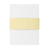 Hochzeitsnamen Lemon Yellow Einladungsbanderole (Rückseitenbeispiel)