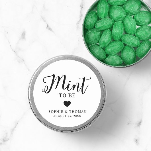 Hochzeitsneigung Runder Aufkleber