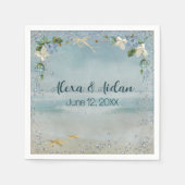 Hochzeitsnetz mit Blasen Serviette (Vorderseite)